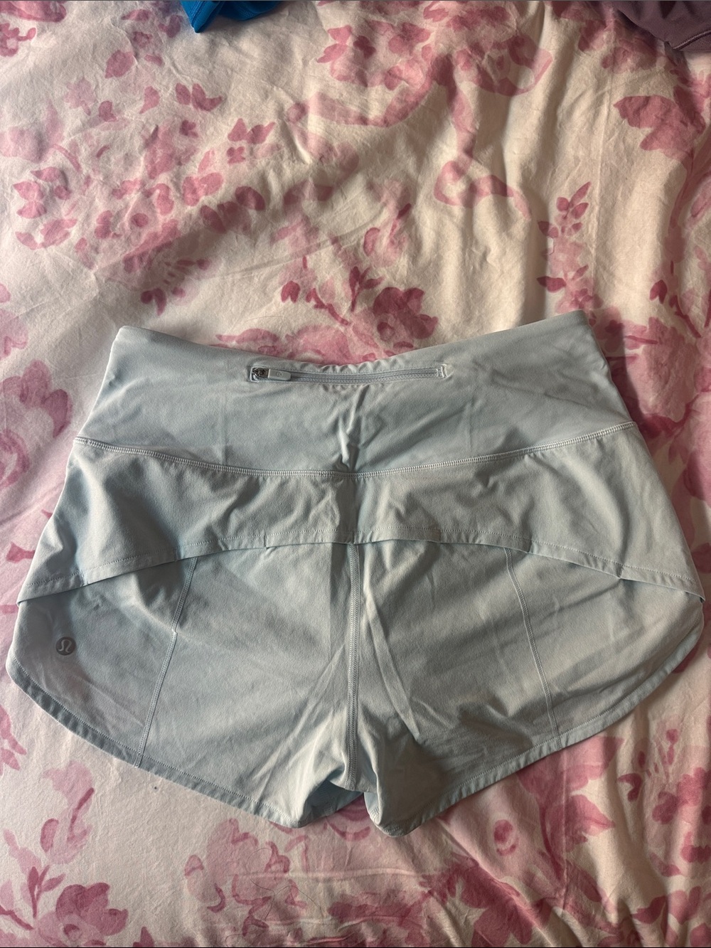 Lululemon Athletic Light Blue Women's Speed Up Shorts